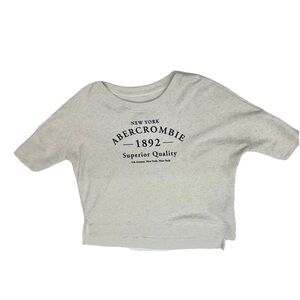 Abercrombie & Fitch Sweatshirt Women Medium Logo Y2K Oversized